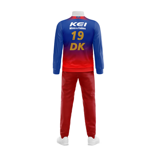 Dinesh Karthik RCB High Neck Bomber Jacket With Track Pant RCBJ2