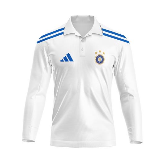 Customised India Test Cricket Team Jersey.