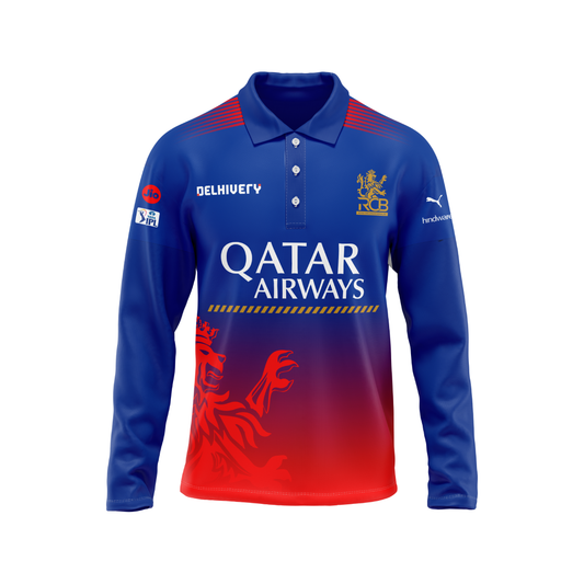 Will Jacks RCB Full Sleeve Polo T Shirt RCBFSPT5