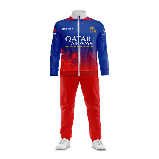 AB De Villiers RCB High Neck Bomber Jacket With Track Pant RCBJ1