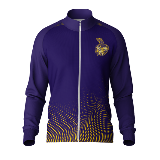 Next Print Ipl Kolkata High Neck Polo Customized Jacket