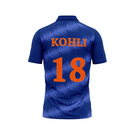 Next Print Virat Kohli Printed India Fan Cricket Jersey