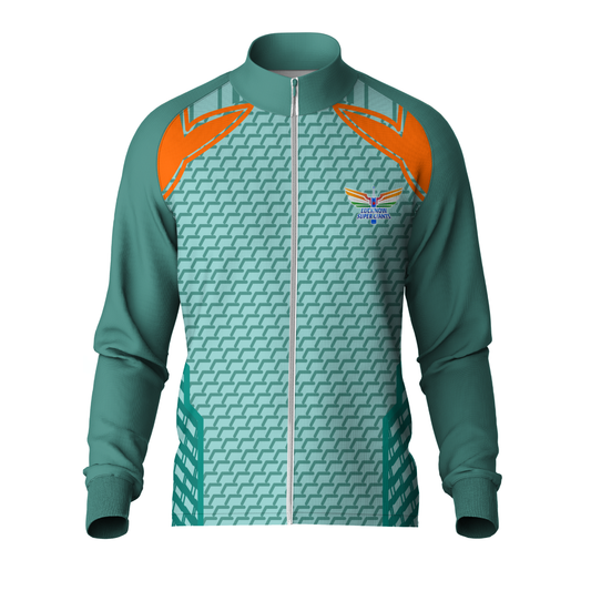 Next Print Ipl Lucknow High Neck Polo Customized Jacket