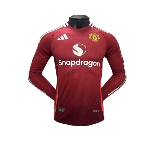 Next Print Manchester United Jersey Home 24 25 Season FULL SLEEVE PLAYER VERSION Jersey