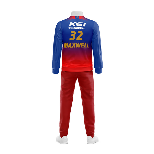 Glenn Maxwell RCB High Neck Bomber Jacket With Track Pant RCBJ7