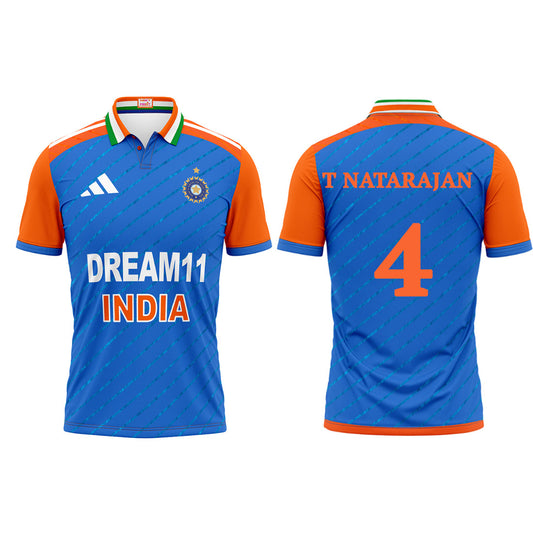 Next Print India Cricket T.Natarajan Jersey 2024