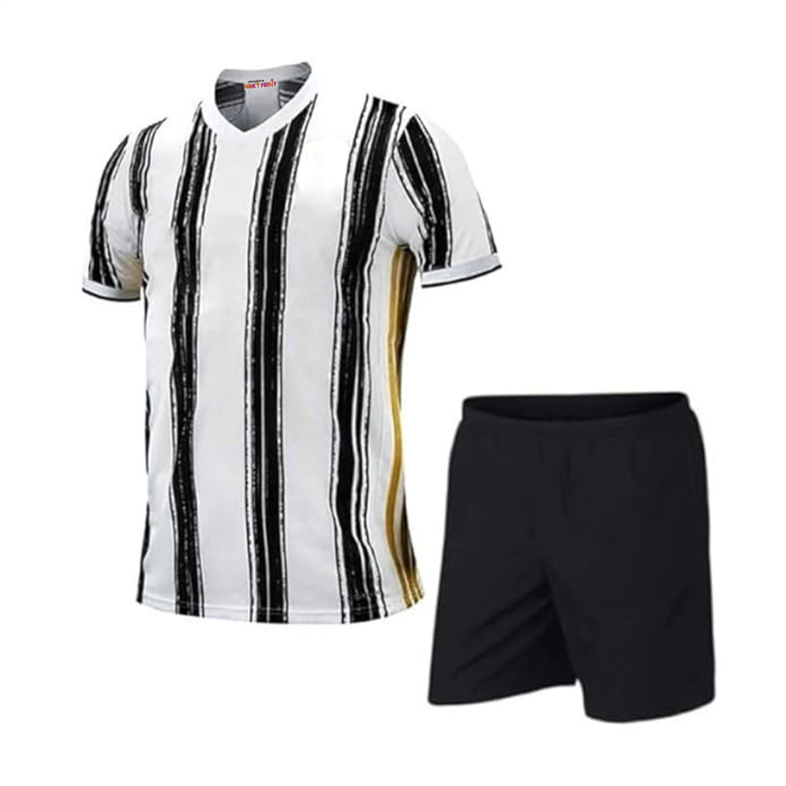 Next Print Ronaldo 7 Jersey| Juventus Jersey| Portugal Jersey| AlNasser Jersey NP0000S308 (with Black Shorts)