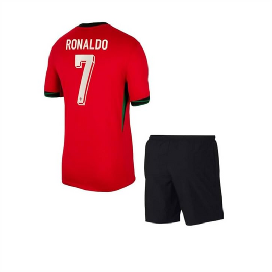 Next Print Ronaldo 7 Jersey| Juventus Jersey| Portugal Jersey| AlNasser Jersey NP0000S316 (with Black Shorts)