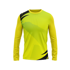 Round Neck Fullsleeve Printed Jersey Yellow NP00107