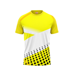 Round Neck Printed Jersey Yellow NP00174