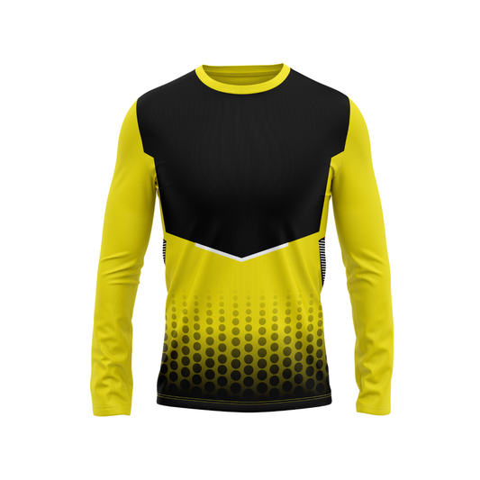 Round Neck Fullsleeve Printed Jersey Yellow NP00247