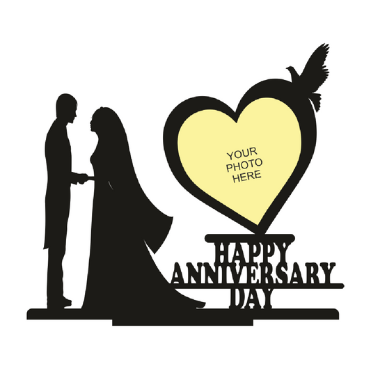 HAPPY ANNIVERSARY DAY SINGLE IMAGE STAND FRAME