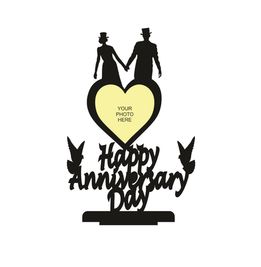 HAPPY ANNIVERSARYDAY TO MY LOVELY HUSBAND STAND FRAME