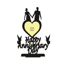 HAPPY ANNIVERSARYDAY TO MY LOVELY HUSBAND STAND FRAME