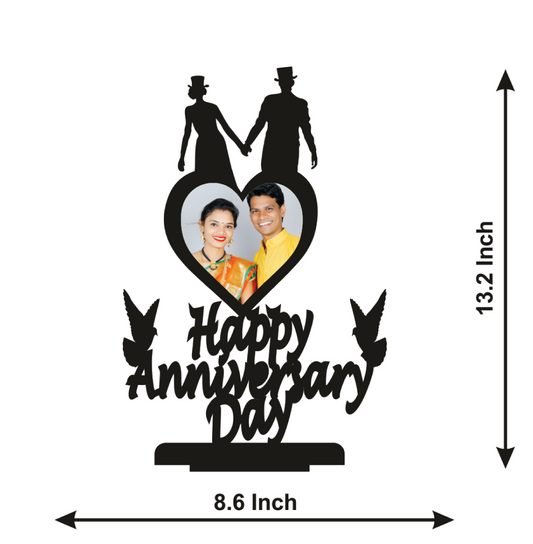 HAPPY ANNIVERSARYDAY TO MY LOVELY HUSBAND STAND FRAME