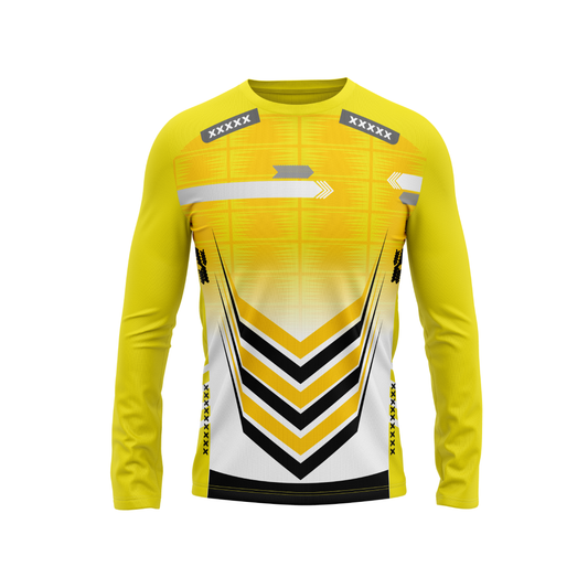 Round Neck Fullsleeve Printed Jersey Yellow NP5000012