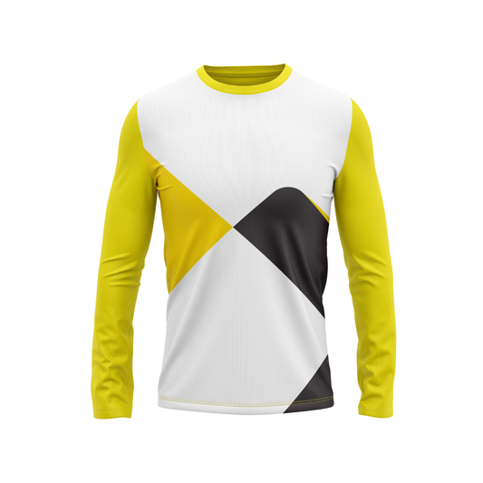 Round Neck Fullsleeve Printed Jersey Yellow NP50000198