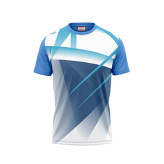 Round Neck Printed Jersey Skyblue NP5000021