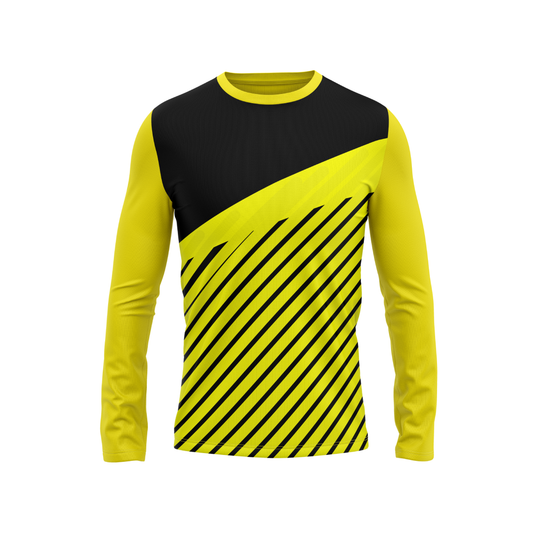 Round Neck Fullsleeve Printed Jersey Yellow NP50000365