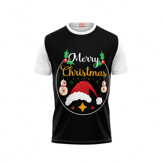 Merry Christmas Printed T-Shirt - NPR0013)