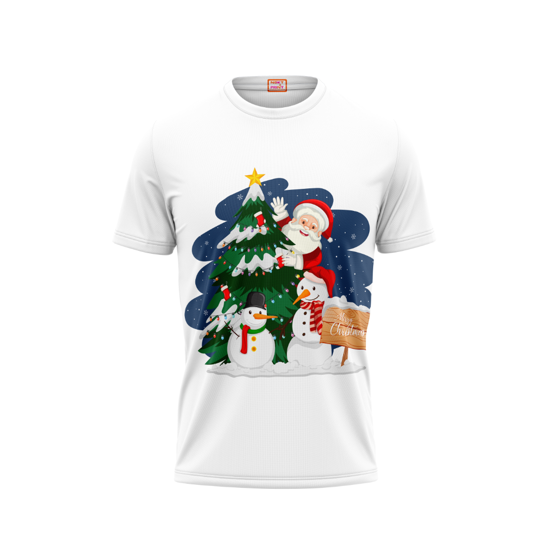 Merry Christmas Printed T-Shirt - NPR0015