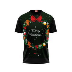 Merry Christmas Printed T-Shirt - NPRB00113