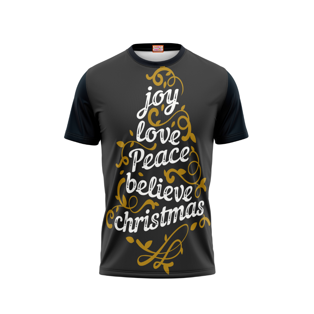 Merry Christmas Printed T-Shirt - NPRB00122