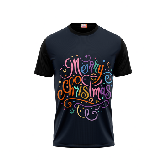 Merry Christmas Printed T-Shirt - NPRB0015