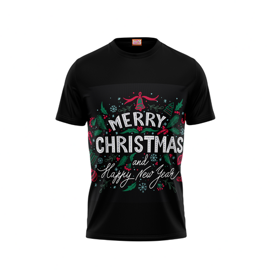 Merry Christmas Printed T-Shirt - NPRB0018