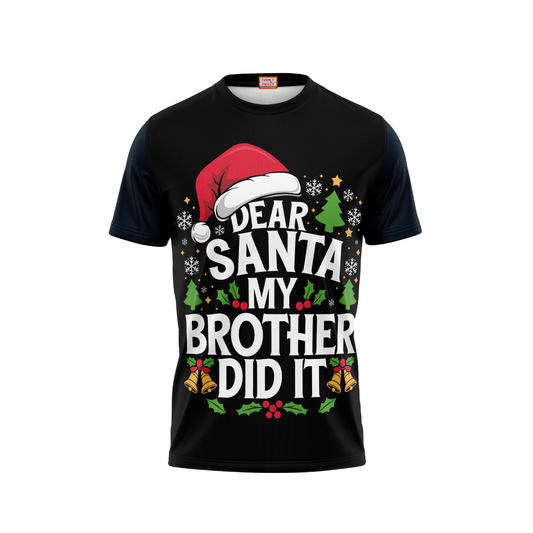 Merry Christmas Printed T-Shirt - NPS0003