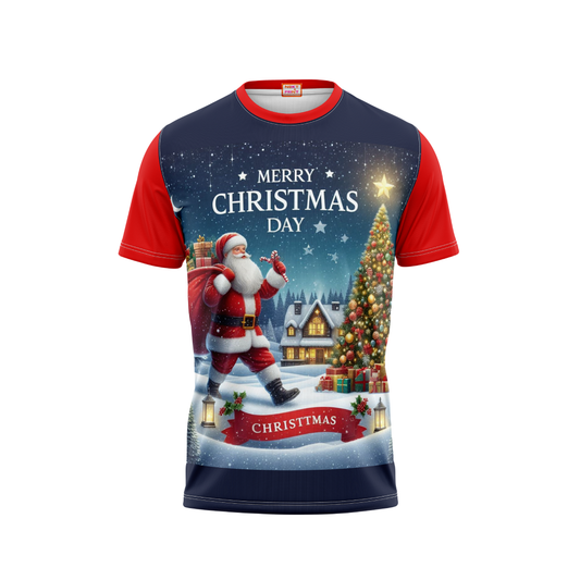 Merry Christmas Printed T-Shirt - NPS0018