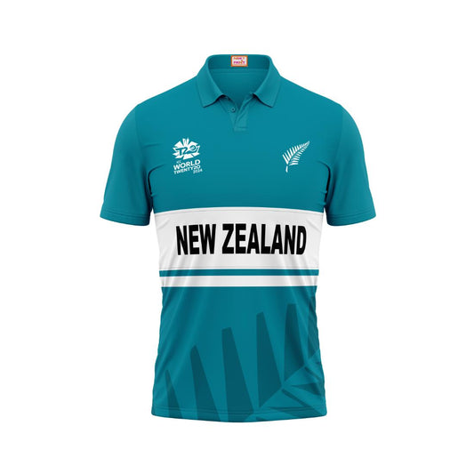 Next Print 2024 Newzeland Worldcup Ben Printed Polo Neck Jersey