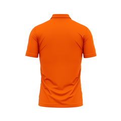 Polo Neck Printed Jersey Orange NP00223