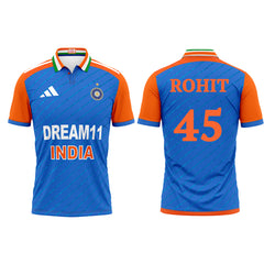 Next Print India Cricket Rohit Jersey 2024