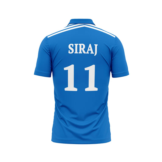 Next Print Siraj Printed India Cricket Training Jersey