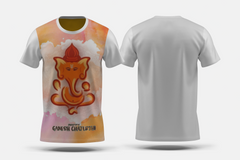 Next Print Ganesha Printed Tshirt White Colour Design