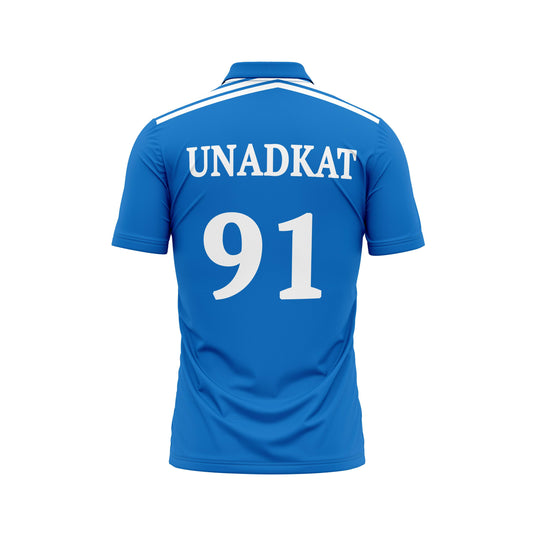 Next Print Jaydev Unadkat Printed India Cricket Training Jersey