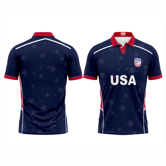 Customised USA Cricket Jersey