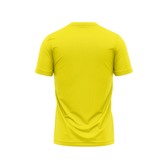 Plain Round Neck Yellow .