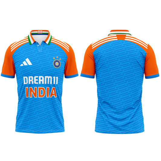 Customised India Cricket Jersey 2024. Next Print