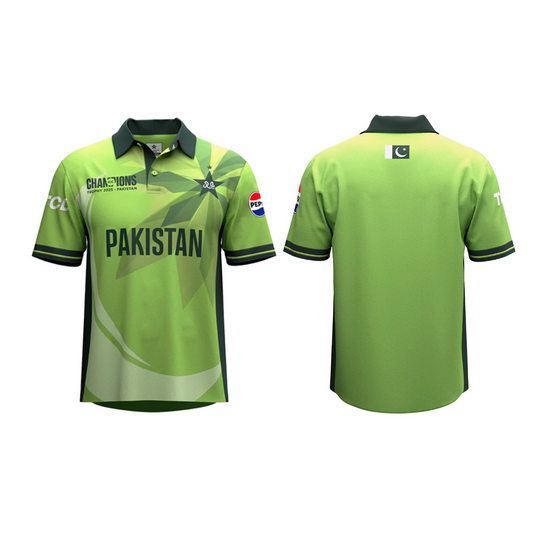 Next Print ICC Champions Trophy 2025 Pakistan Green Jersey T-shirt.