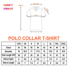 Polo Neck Printed Jersey Green NP002