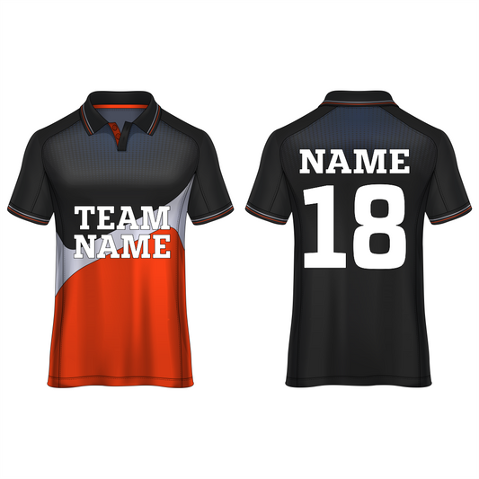 Customised Sublimation All Over Printed T-Shirt Unisex Cricket Sports Jersey Player Name, Player Number,Team Name . 1719433948