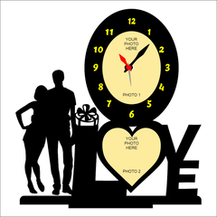 Sweet Couple Wall Clock