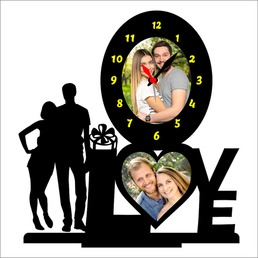 Sweet Couple Wall Clock