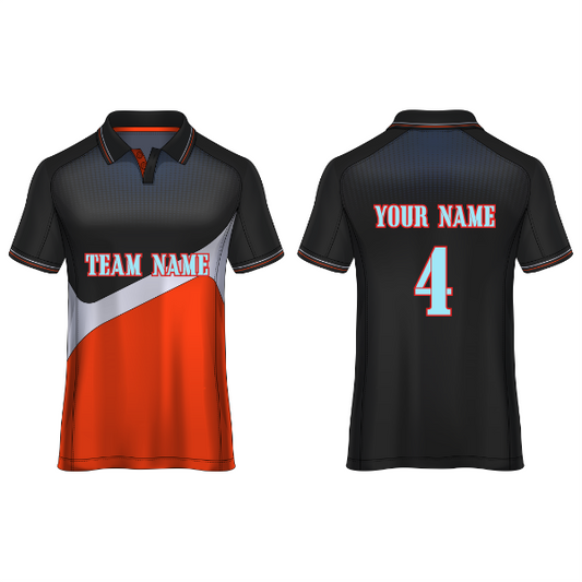 Customised Sublimation All Over Printed T-Shirt Unisex Cricket Sports Jersey Player Name, Player Number,Team Name . 1719433948