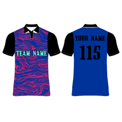 NEXT PRINT All Over Printed Customized Sublimation T-Shirt Unisex Sports Jersey Player Name & Number, Team Name.NP00800115