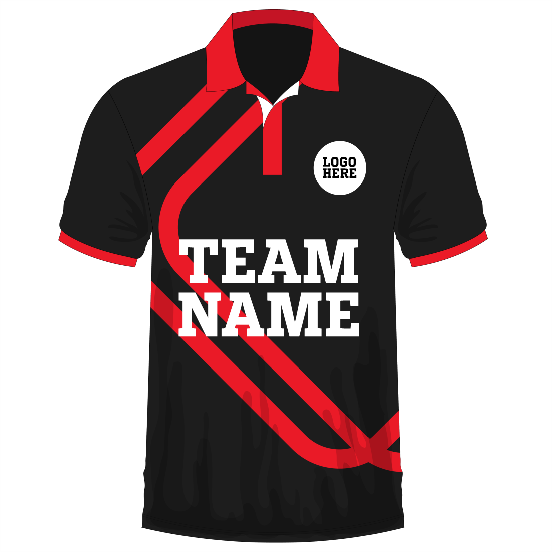 NEXT PRINT Mens Cricket Jersey Half Sleeve Name Team Name Number