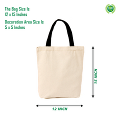 customised  Photo Printed Tote Bag Size : 12 x 15 Inches