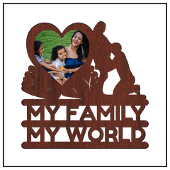 My Family My World Wall Frame